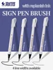 STA 4 Size Waterproof Caligraphy Pen Soft Brush Pens for Writing Letterin Drawing Sketching Art Supplies Japanes Stationer 3751 1