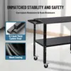 36"x19" Welding Table, Steel Welding Workbench Table, 5/8-inch Fixture Holes, 1200lbs Load Capacity Portable Work Bench 3