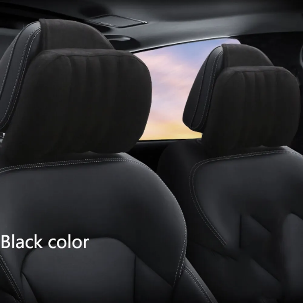 1 Pc Ultra Soft Adjustable Car Neck Headrest Pillow Head Support for Mercedes Benz Seat Comfortable Travel Neck Car Accessory