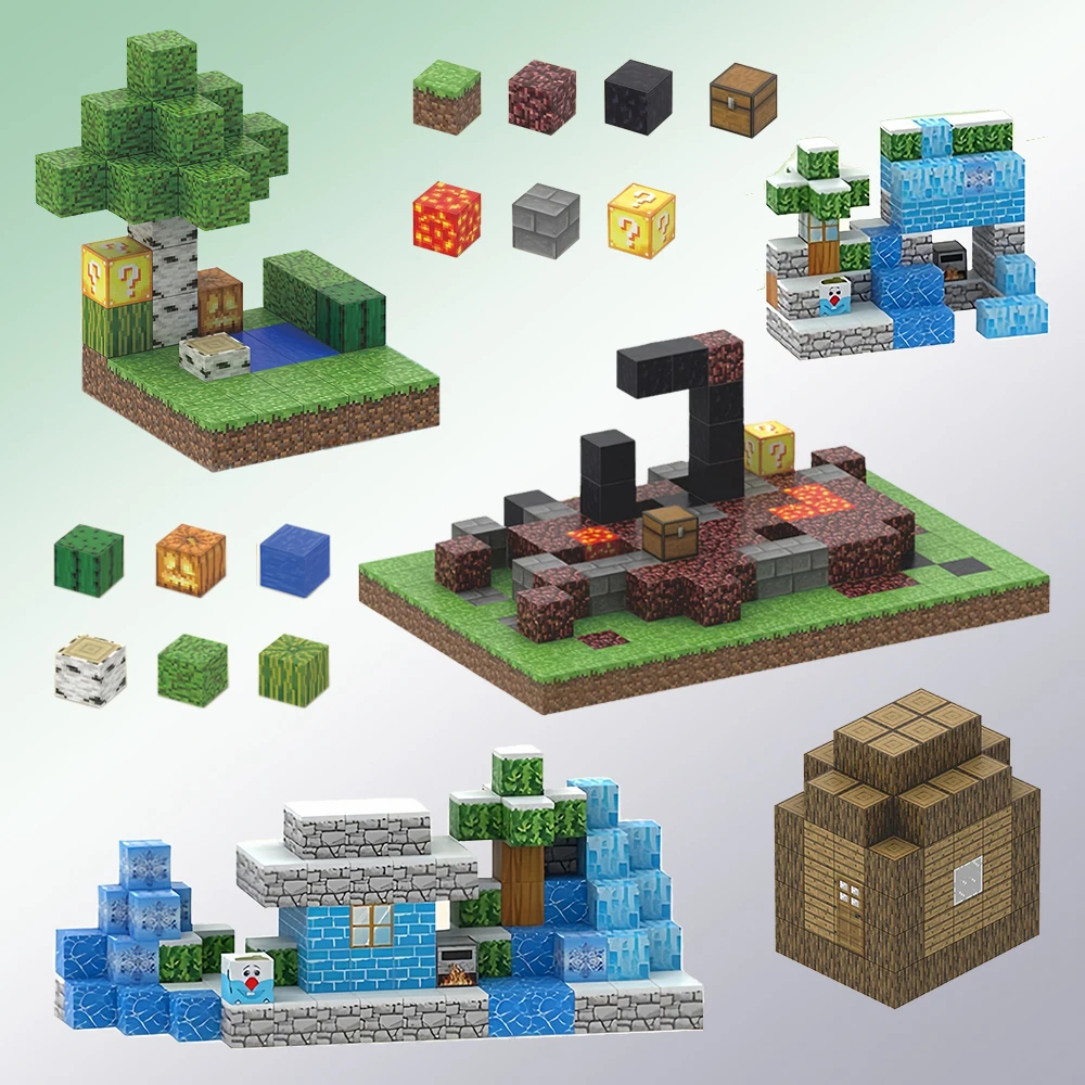 Creative Magnetic Building Blocks Build My Magnet World Set for 3-6 Years Old Boys and Girls Ideal Christmas Birthday Gifts