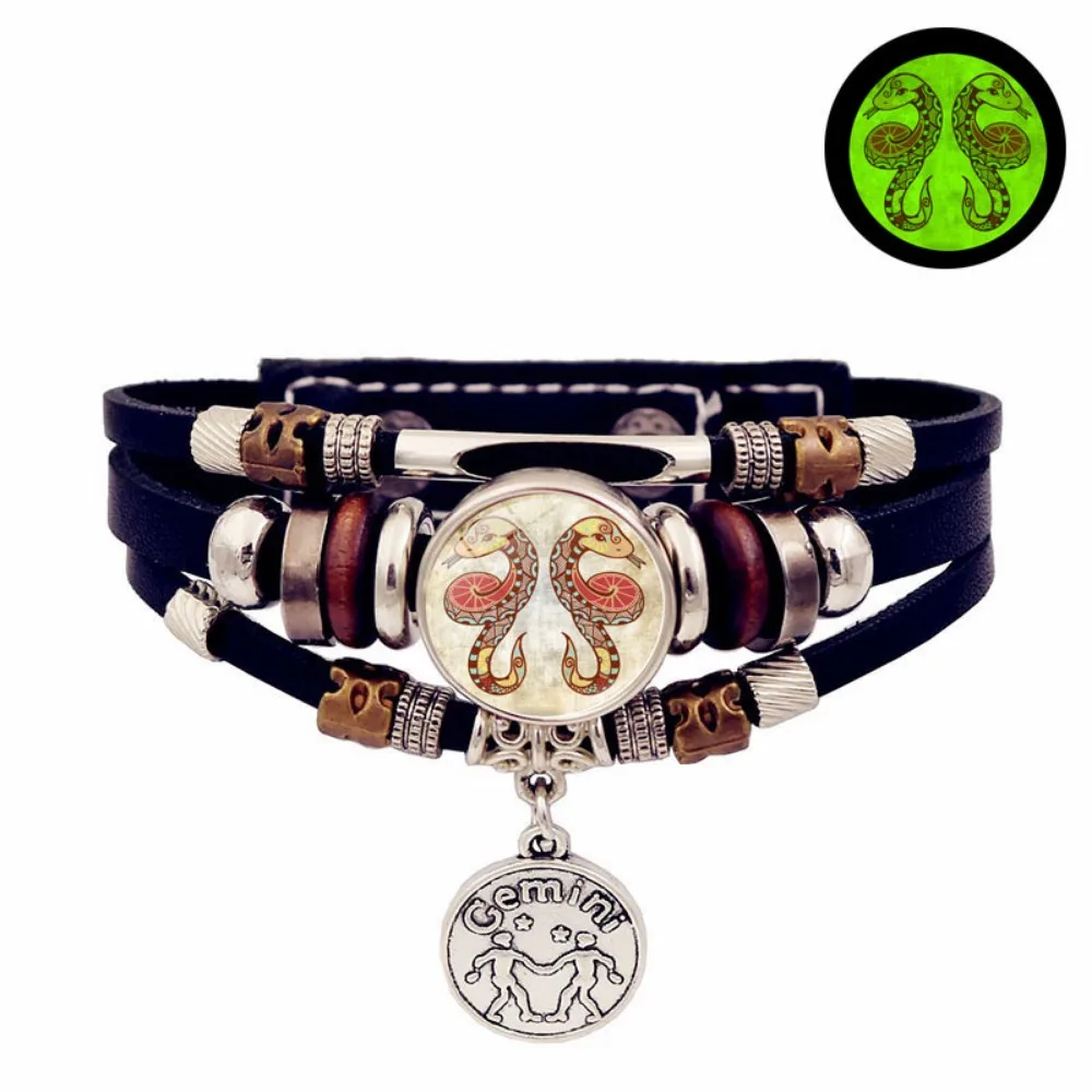 Retro Punk Leather Bracelet 7