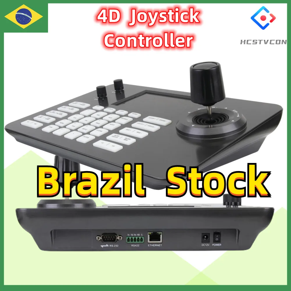 Controlador-de-Rede-Joystick-5-em-255-Presets-C-meras-POE-Onvif-Teclado ...