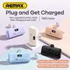 REMAX Portable Charger Power Bank For iPhone 15 14 13 12 Pro MAX 11 XS XR X Xiaomi Samsung Huawei Oneplus Mini Powerbank 5000mAh 1