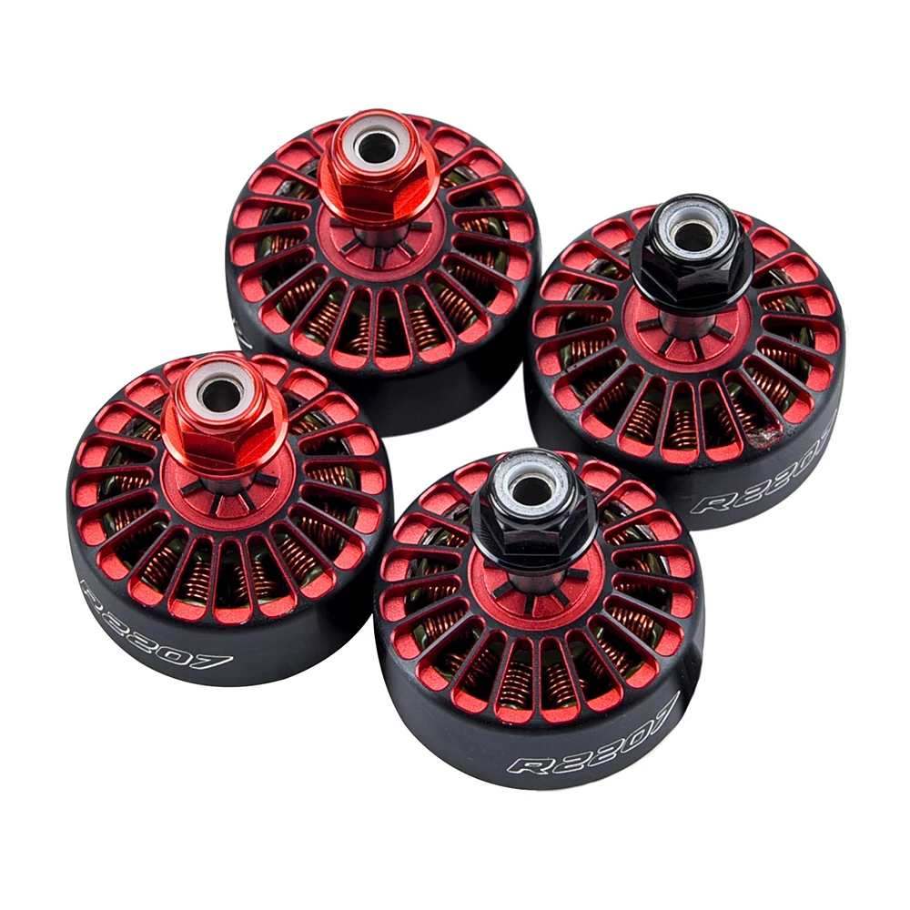 Moteur brushless 2207 1800KV montrant son stator et ses aimants, idéal pour acheter lot de 4.