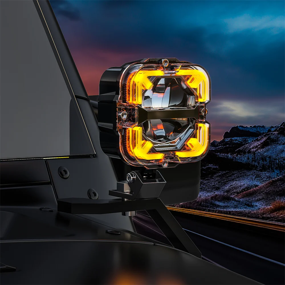 ليد بار 65 واط أبيض وأصفر