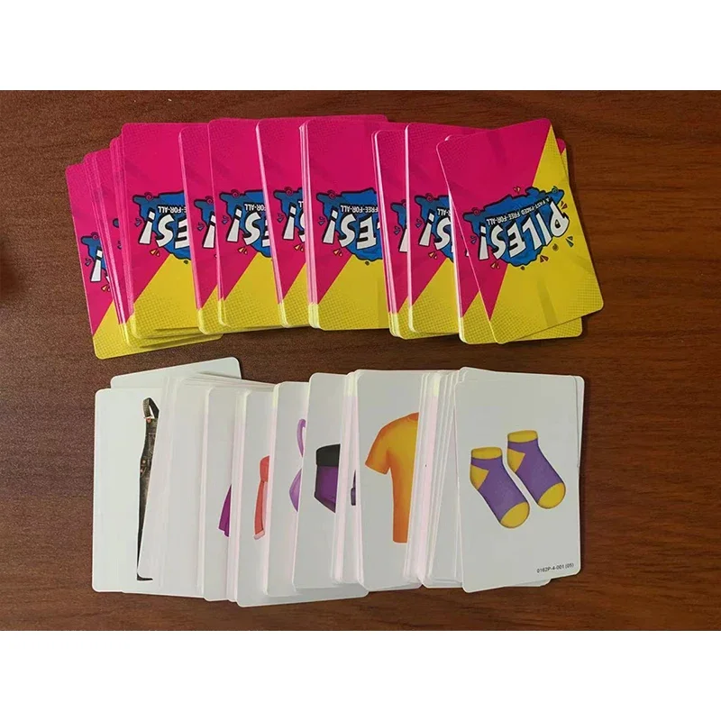 New Piles Card Game English Version Of Board Game Deck A Fast-paced Free For 2-8 Players All Edition Borad Playing Stacking Game 5