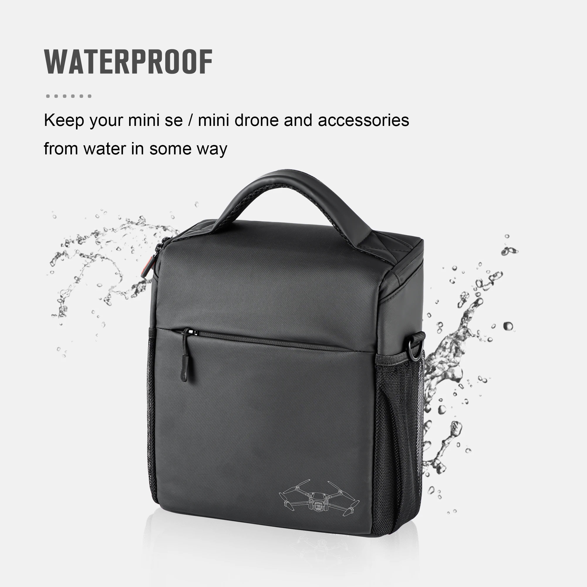 Sac de Rangement Portable pour DJI Mini 5 Pro/Flip/Neo/Neo 2, Sac à Bandoulière pour DJI Mini 4 3 Pro/Air 2/2S/Air 3/3S