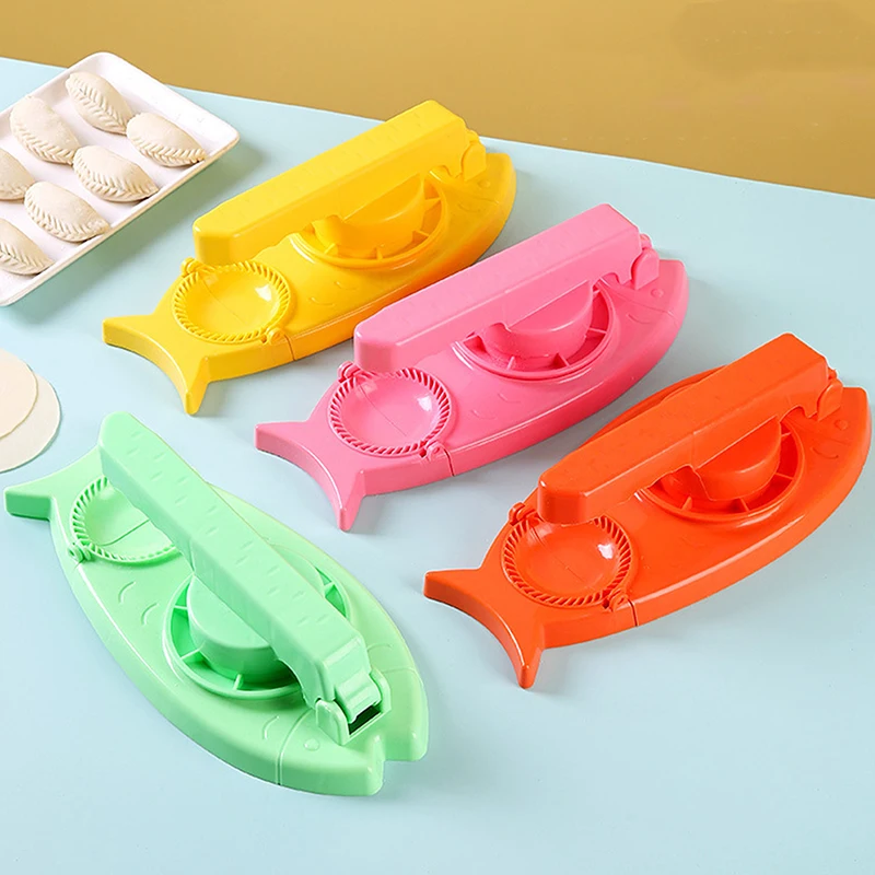 

2 In1 Dumpling Maker Mold Machine Kitchen Dumpling Making Tool Dough Skin Artifact Pressing Molder Wrapper Presser Gadgets Bake