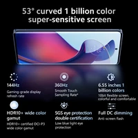 Globalny Rom Motorola MOTO S30 Pro 5G Smartphone 50MP potrójny aparat 6.55 cali 4400mAh Snapdragon888 Plus 144Hz P-OLED ekran NFC 3