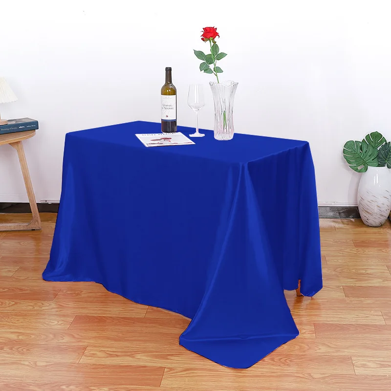 145*260 cm table skirt plastic party table cover suitable for happy birthday party wedding holiday indoor outdoor decoration