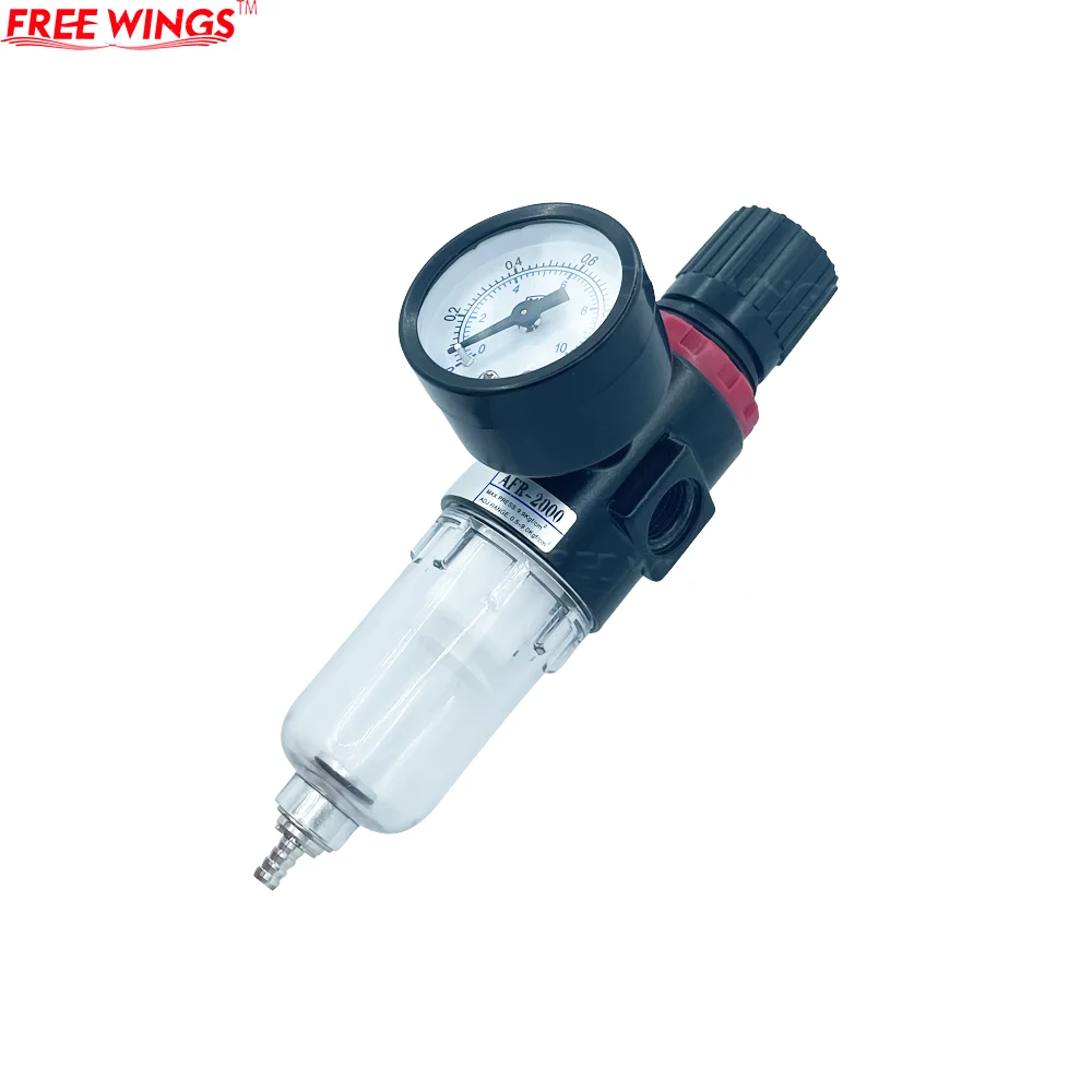 Afr-2000 1/4 Pneumatic Filters AFR2000 Air Oil Separator Automatic Drainage Reduction Valve Controller Air Treatment Unit jcd digital multimeter ac dc votage current automatic tester 2000 counts true rms ohm ammeter capacitance meter 830plus