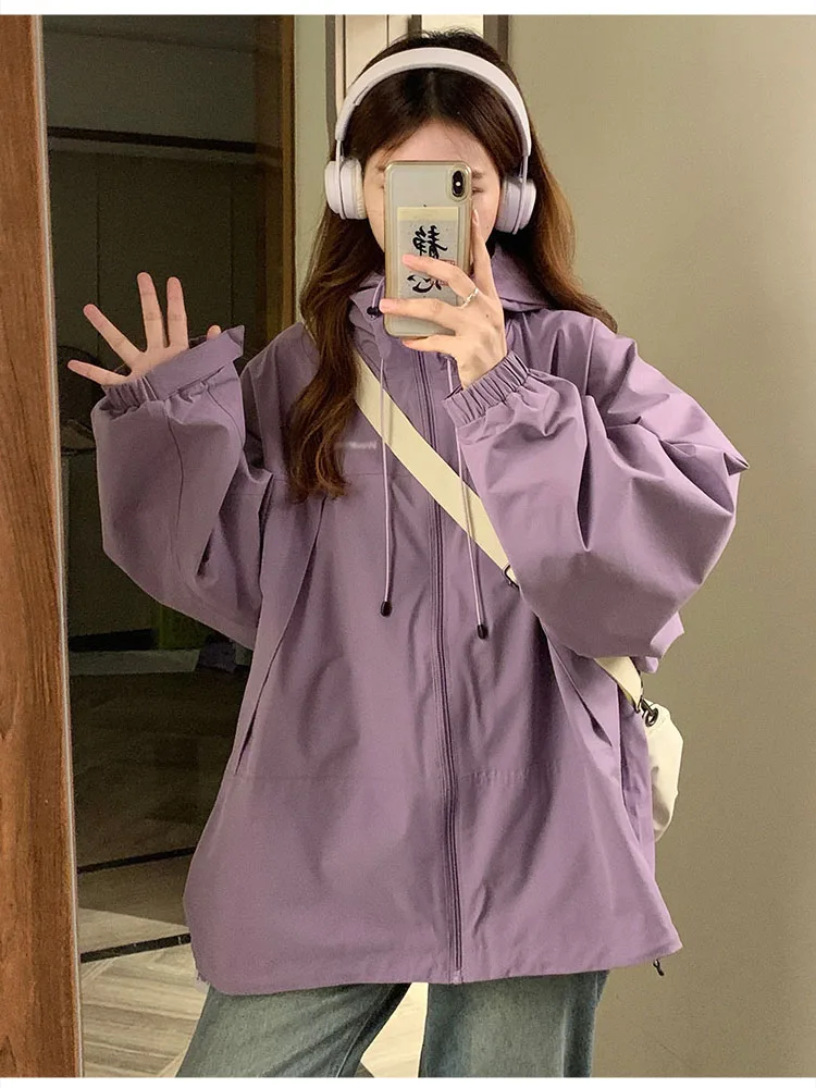 

Women Autumn Coat American Outdoor High Collar Mountaineering Suit Charge Coat Jacket Trendy Brand New Couple Sports Coat D4549