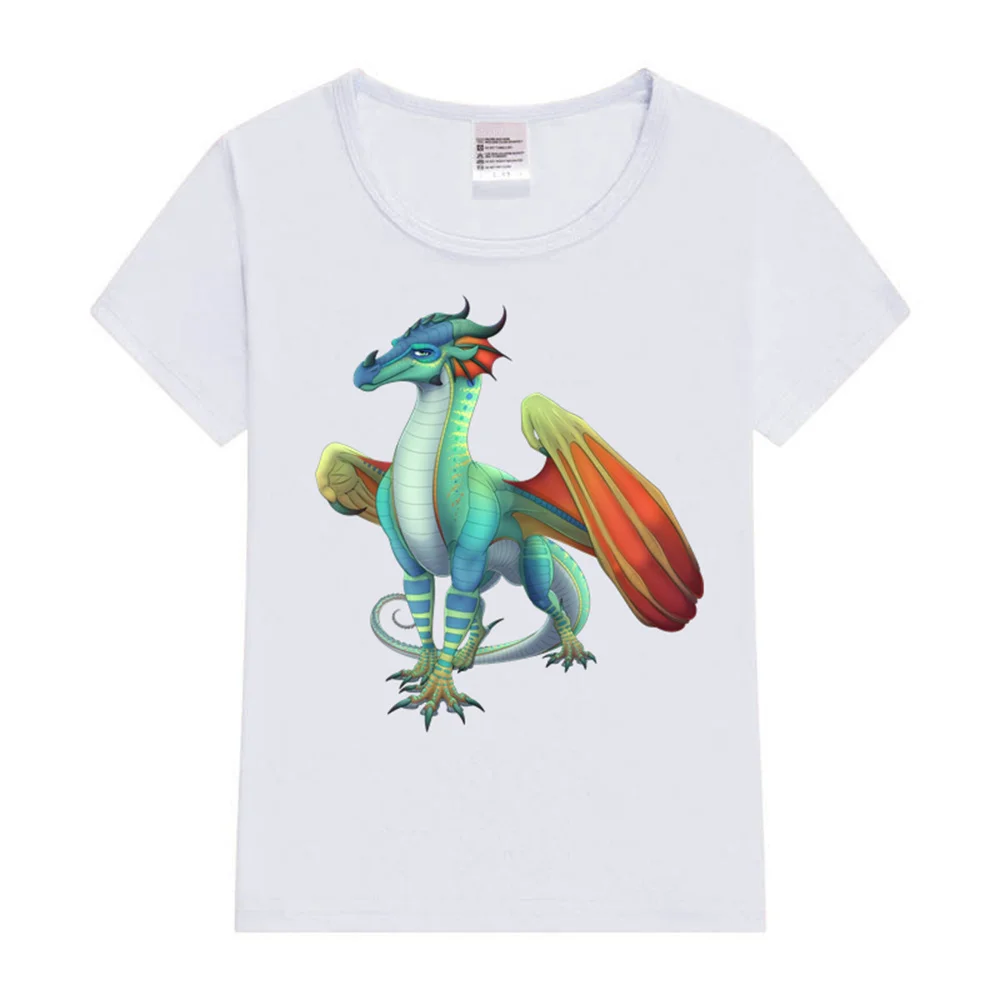 Glory the RainWing Kids T-Shi Kids Clothes Boys Girls Summer Cartoon Tops Short Sleeve Clothes 100% Cotton Baby Clothing 4