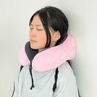 U Shaped Memory Foam Neck Pillows Soft Cervical Orthopedic Pillow Travel Essentials For Airplane Massage Neck Cushion 2