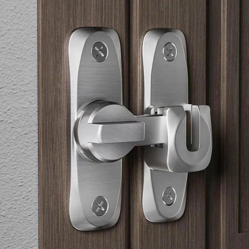 Flipping Gate Latch Flipping Gate Latch Lock Heavy Duty Anti-theft Hardware 90/180 Swing Door For Barn Garage Garden