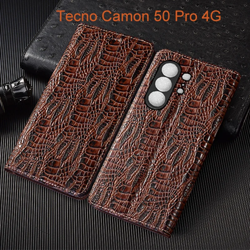 Dragon Claw Genuine Leather Flip Case - Premium Protective Cover