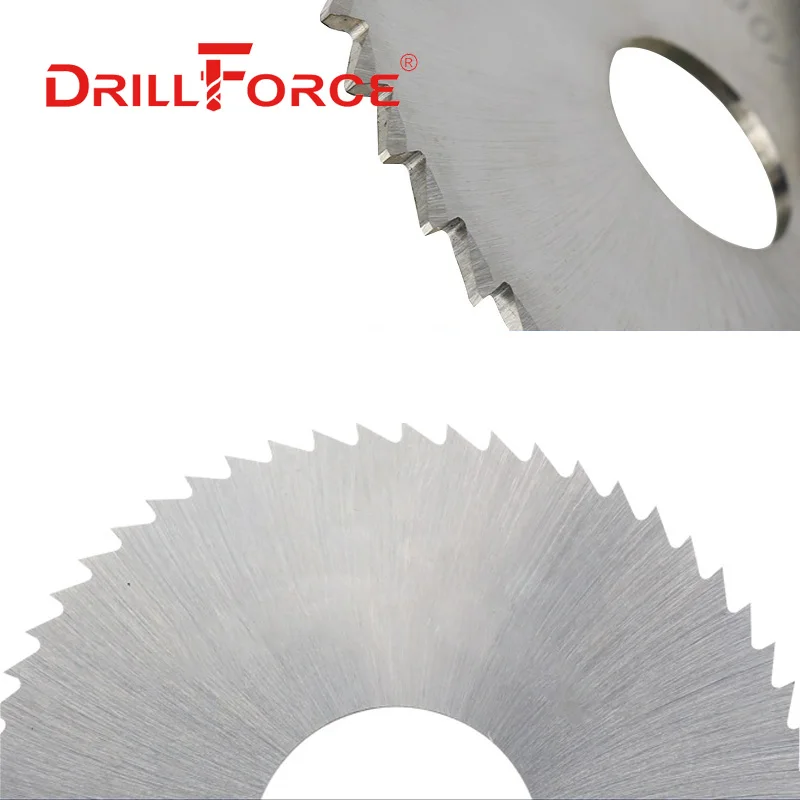 Drillforce HSS Milling Saw Blade Dia 80-110mm High Speed Steel 80mm/100mm/110mm Circular Slotting Cutter Tools