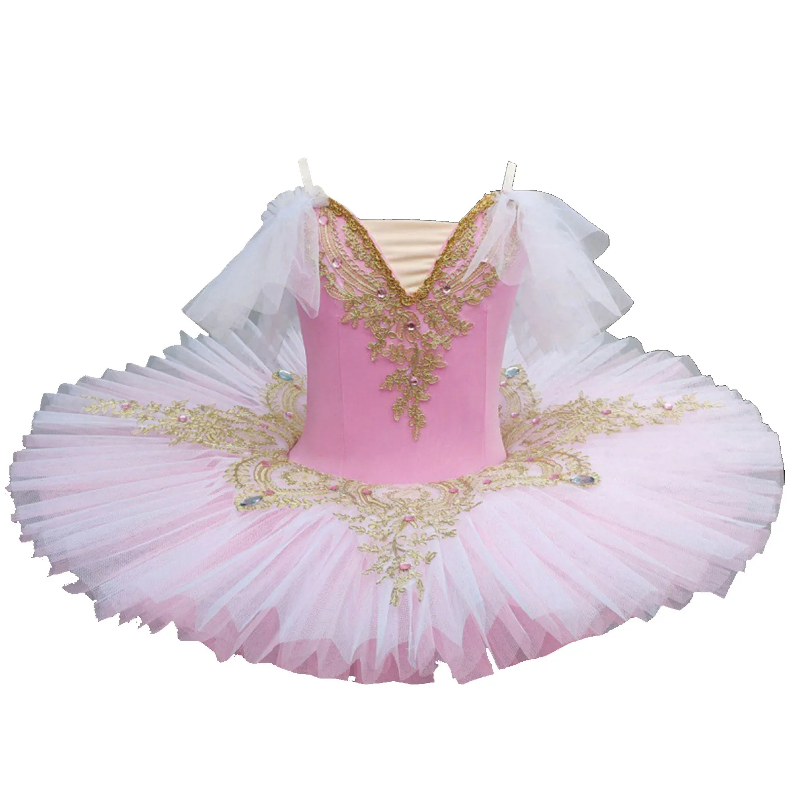 

Ballet Skirt Girl Puff Sequined Children Professional Ballet Tutu For Girls Kids Swan Dance Performance Clothing Princess Dress