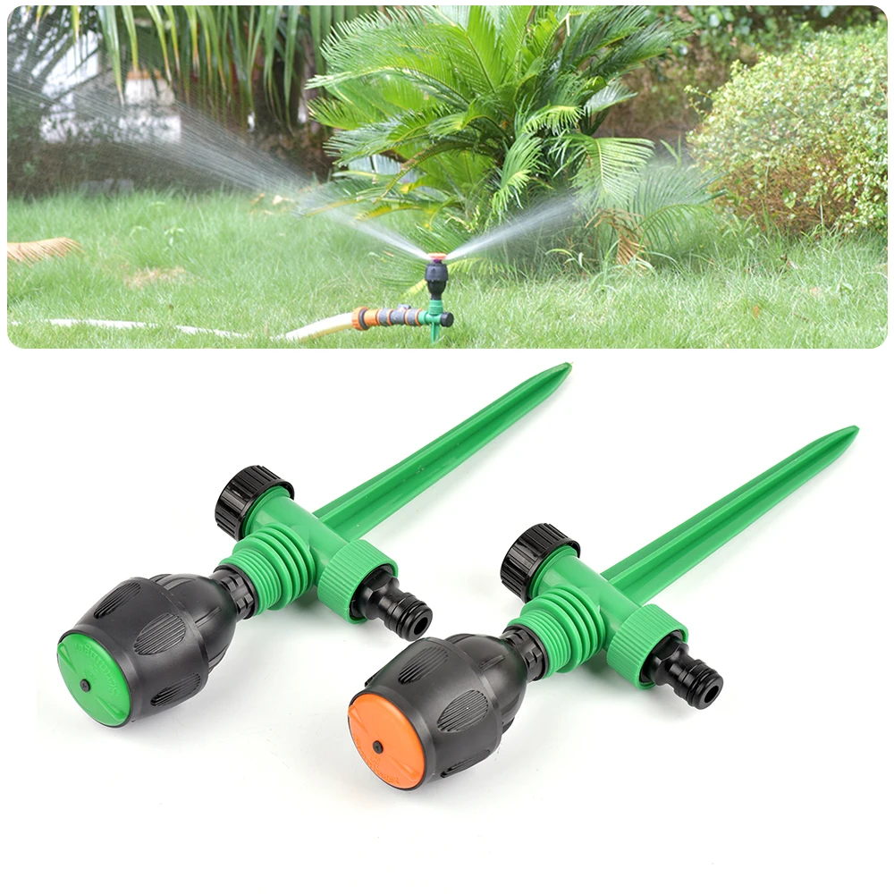 Garden Rotary Sprinklers 360° Rotating Lawn Flower Vegetable Field Orchard Irrigation Nozzle 1/2