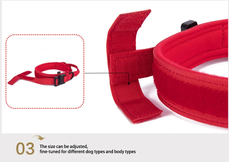 Adjustable Nylon Wear-Resistant Tactical Pet Collar