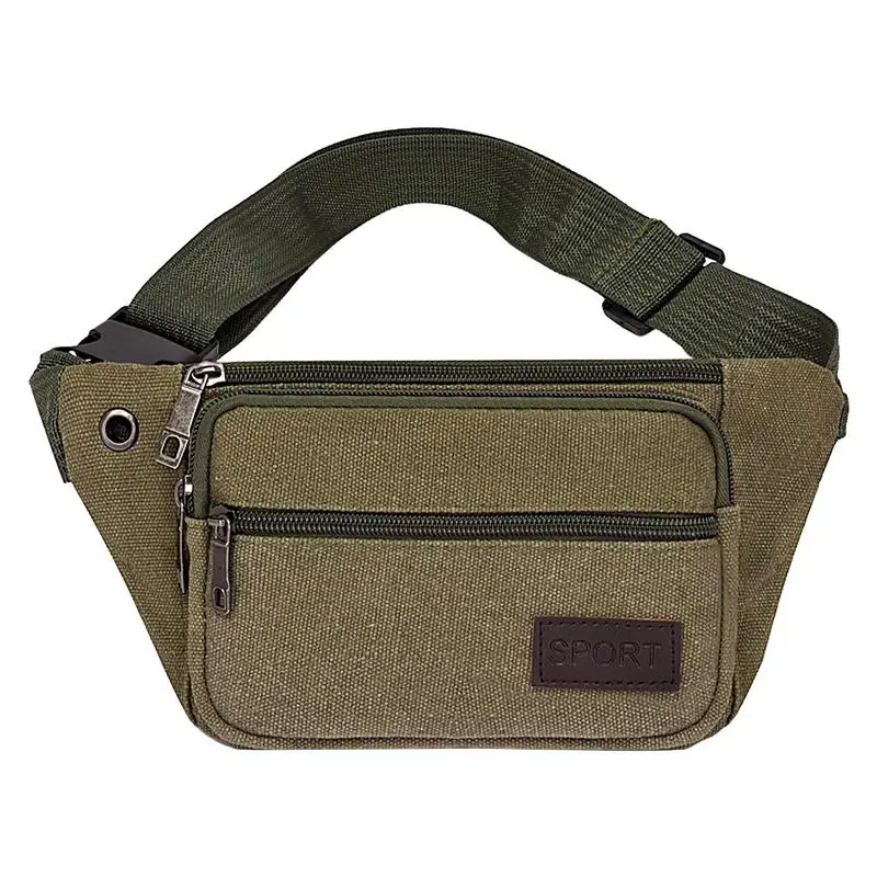 

Fashion Women Men Waist Packs Multi-Pockets Fanny Pack Pouch Hip Purse Satchel Canvas Belt Bags Casual Wallet