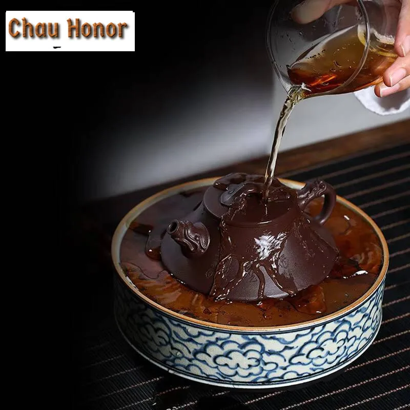 150ml Yixing Raw Ore Purple Clay Teapot Handmade Household puer Kungfu Teaset Tea Ceremony Drinkware Accessories Customized Gift