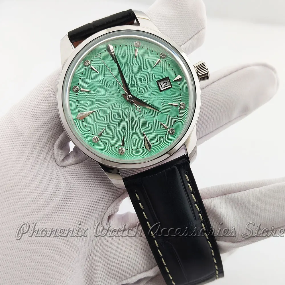 Men's Watch NH35 watch Cocktail Watch NH35 Automatic Movement Diamond Dial Customized Logo Stainless Steel Waterproof Watch 2