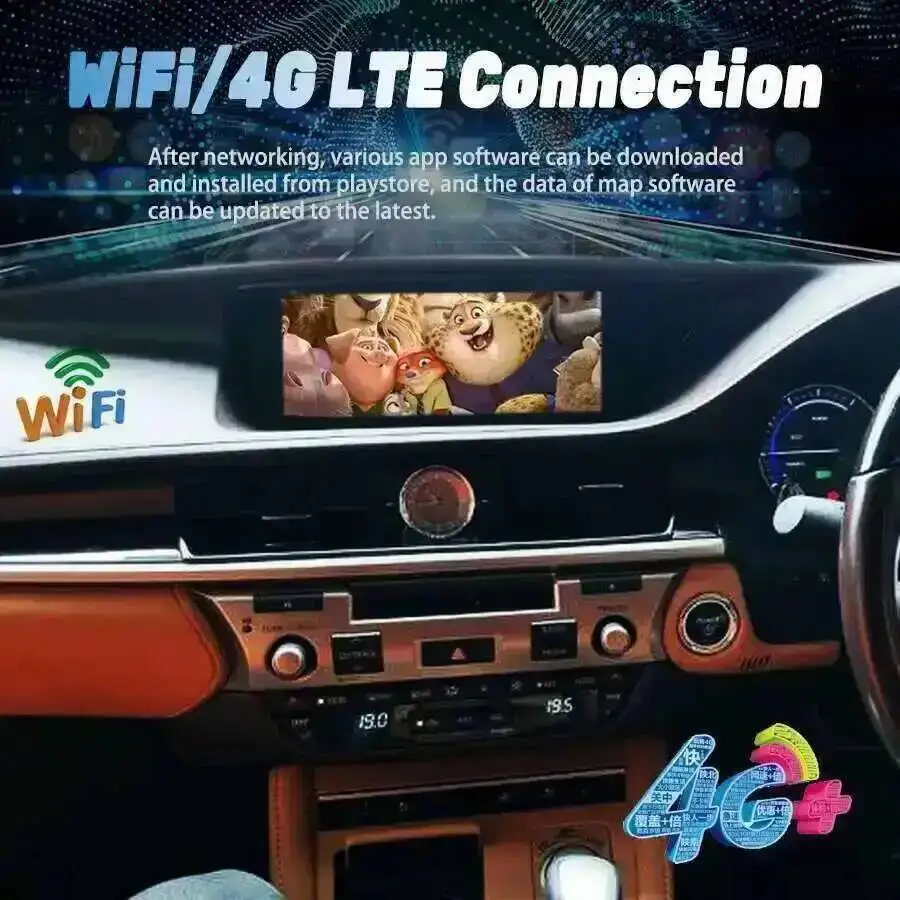 CarPlay Car Autoradio For Lexus ES350 ES400 ES250 ES300h 2013-2017 GPS Multimedi