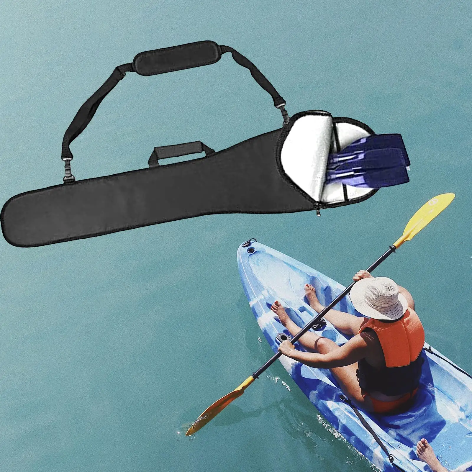 Durable Paddle Bag Oxford Fabric Split Shaft Paddles Cover Pouch Protect Your Paddle Tote Boat Storage Bag For Boat Canoe