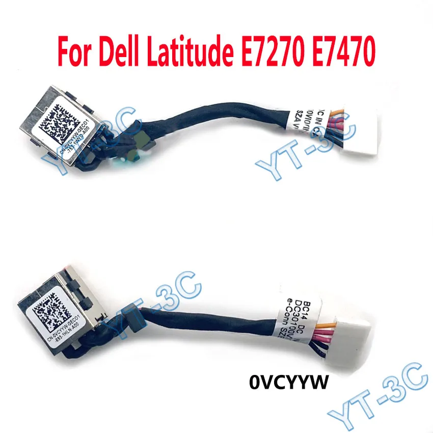 

5-50PCS Laptop DC Power Jack Cable Connector For Dell Latitude E7270 E7470 0VCYYW