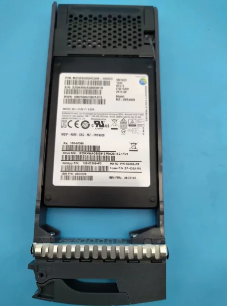 For X438A R6 SP 438A R6 108 00369 400G SSD FAS2250 hard drive