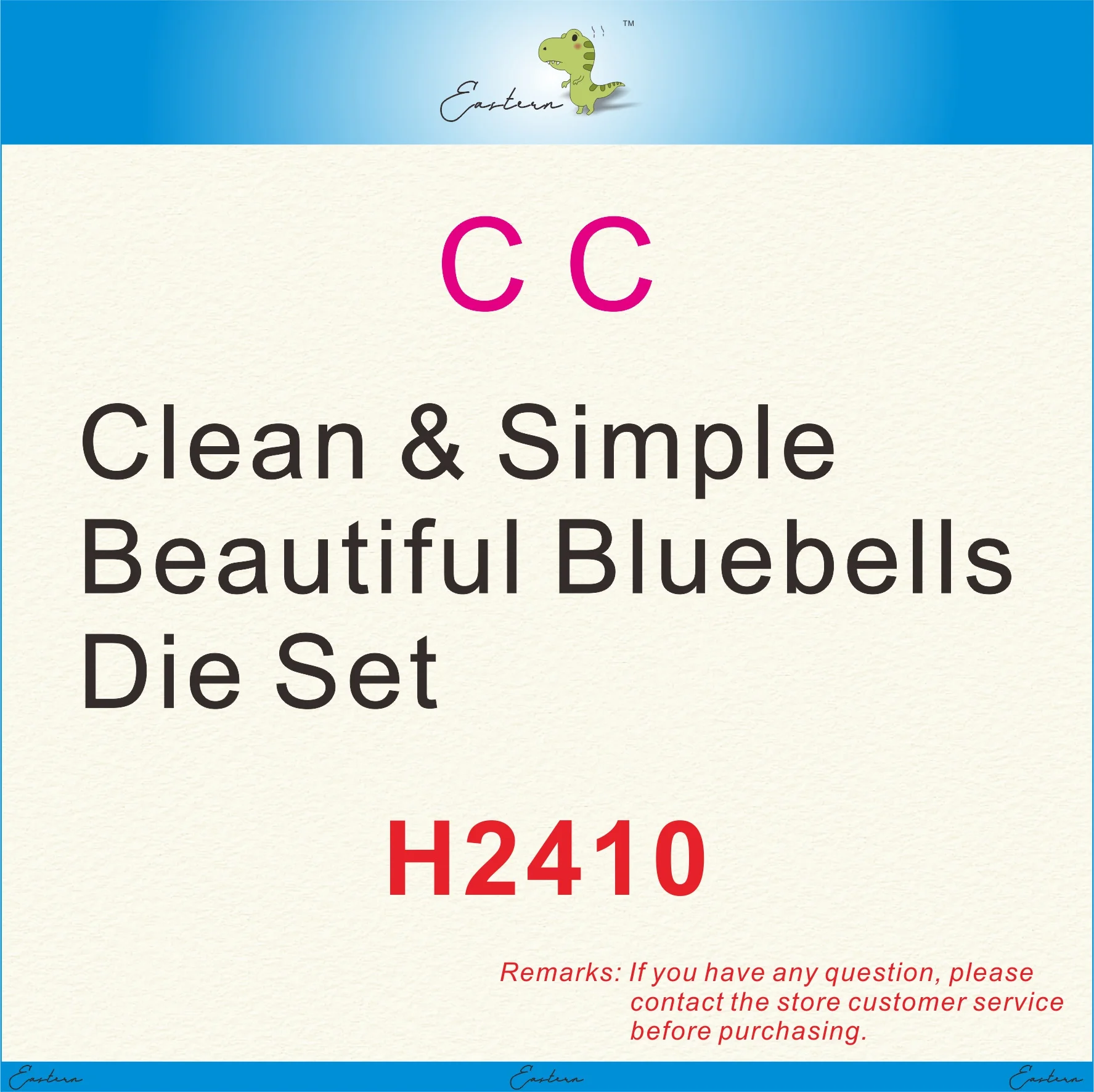 Clean & Simple Beautiful Bluebells Die Set metal cutting dies 2024 new diy mold Scrapbooking Paper Making die cut craft Printed