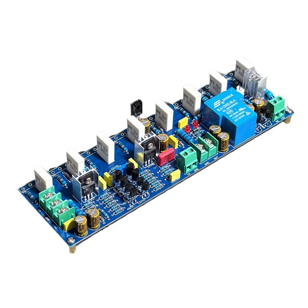 하이파이 도시바 A1943 C5200 모노 400W 파워 앰프 보드 (스피커 보호 기능 포함) 15인치 스피커 완제품