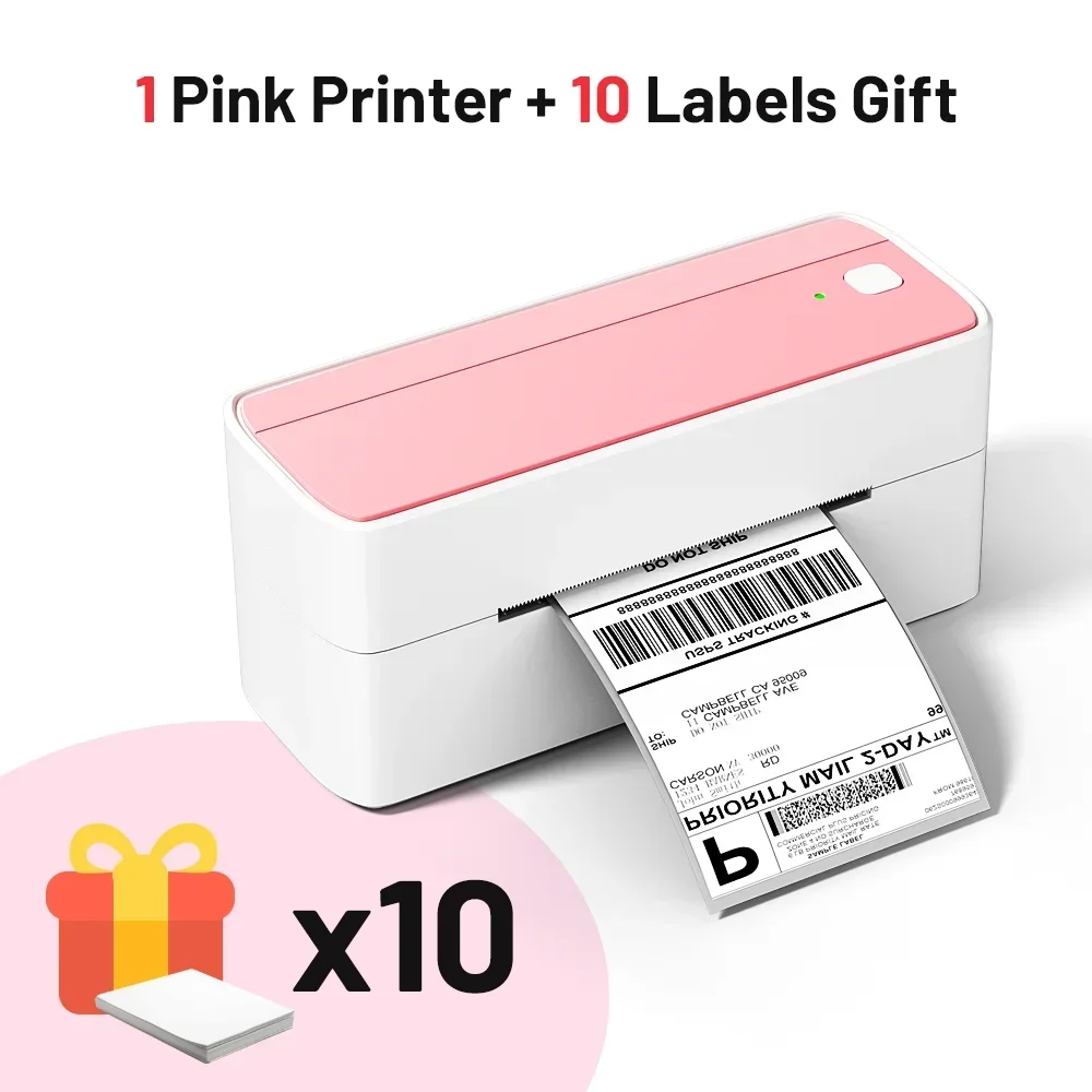 Phomemo 241 Bluetooth Label Printer Wireless Thermal Shipping Label Sticker Printer 25-118mm for Business Home Express Office