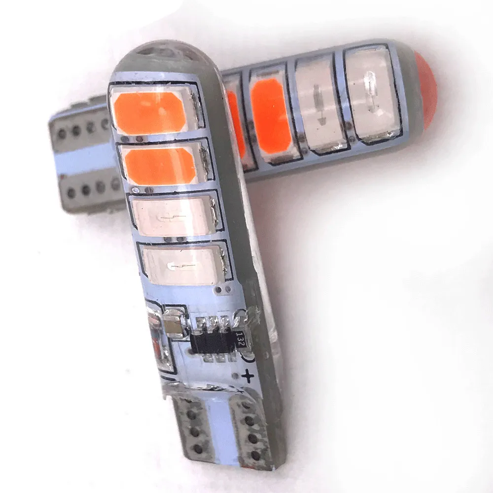 500 Pz T10 5630 8Smd Led Strobe Flash Light W5W Led Blink Light Bulb 194 168 Luci Di Ingombro Luci Di Parcheggio A Cuneo Laterale Per Auto Dc