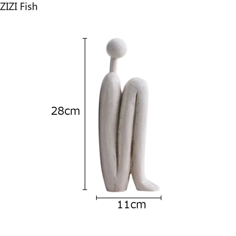 Minimalist Abstract Resin Sculpture