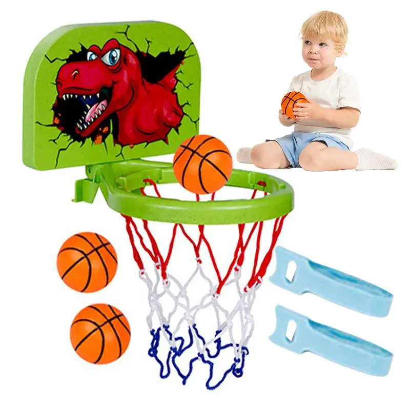 

Fun Bath Basketball Hoop Cute Tub Basketball Hoop with Strong Suction Cup Includes 3 Balls Kids Bath Toys Bathtub Game Shower