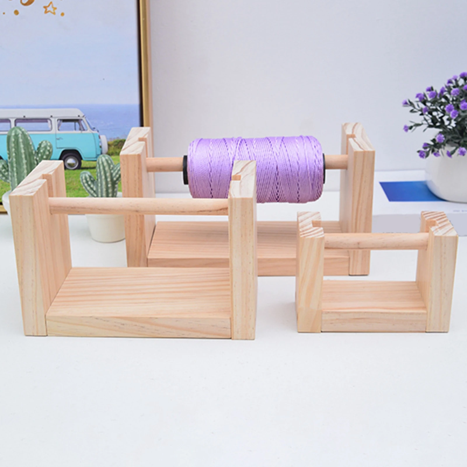 Portable Yarn Twining Holder Support Decrease Misalignment Wrist Ball Stand  Wooden Efficient Anti-Twine Yarn Shelf For Weaving - AliExpress