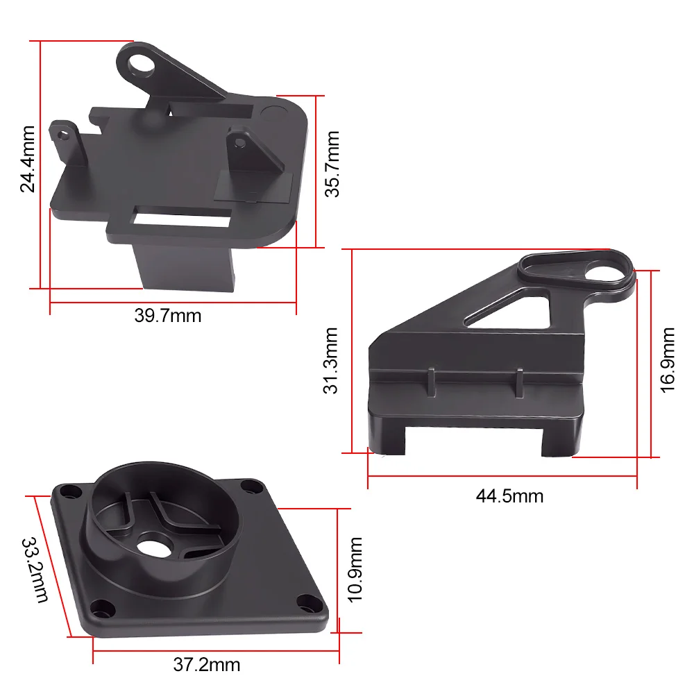 Achetez 9IMOD Mini Plateforme Caméra 20g FPV Servo Cardan Anti-Vibration pour avion RC, vue de côté