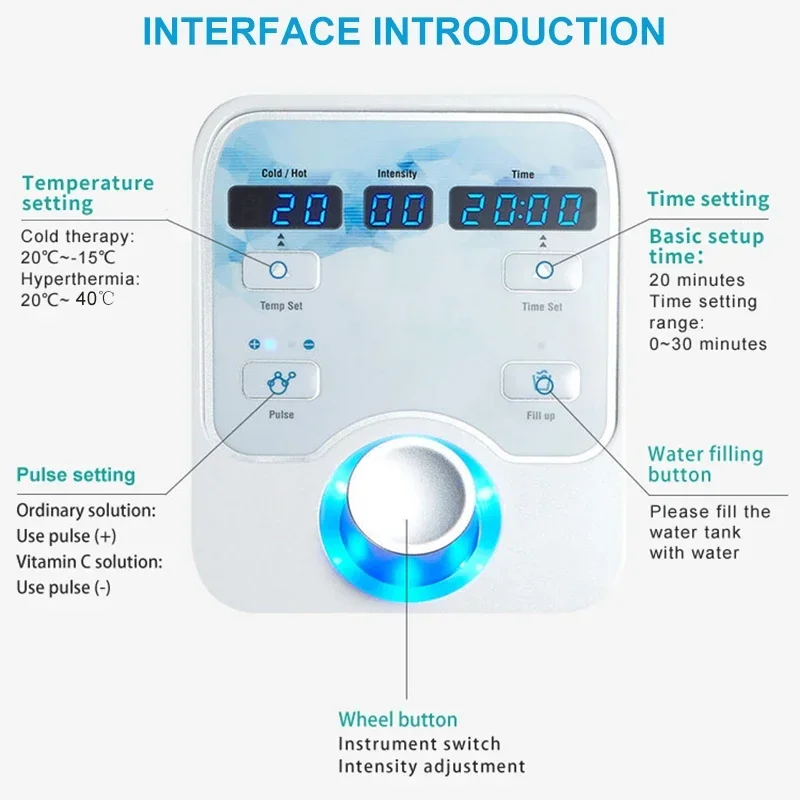 NEW Dcool Portable Cool + Hot + EMS For Skin Tightening Anti Puffiness Facial Electroporation Machine Beauty Device 4
