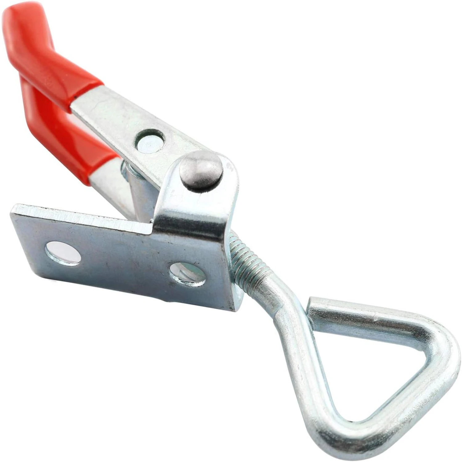 Secure Storage Solution: Sturdy Silver 4001 Toggle Lock Clamp Latch Catch Cabinet Boxes Handle-Durable, High-Quality Locking H