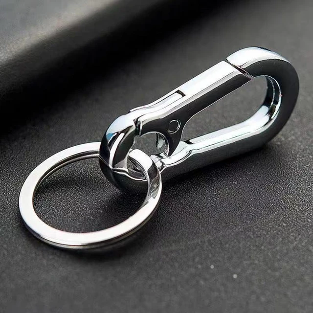 China Factory Design High Quality Men Mini Anti Lost Key Chain Hook Custom  Size Logo Car Accessories Key Holder Metal Buckle Leather Keychain - China  Keychain and Metal Key Chains price