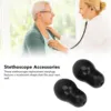 10Pcs Stethoscope Accessories Stethoscope Ear Tips Universal Replacement 2.5mm Silicone Stethoscope Earplugs for 5mm Ear Hooks 3