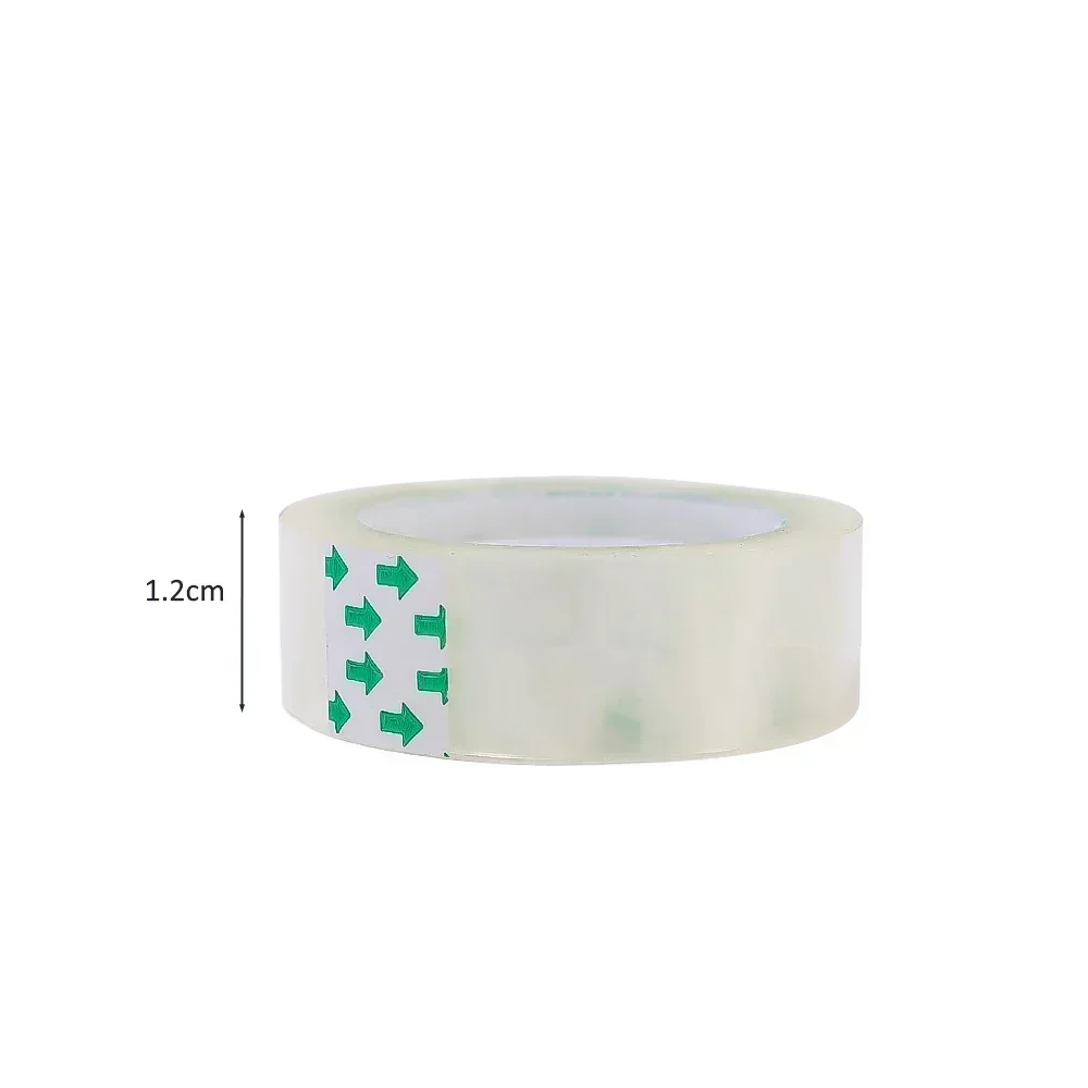 Clear Transparent Adhesive Tape – Multipurpose Rolls for Gift Wrapping, Packing, Home, Office, and School Use