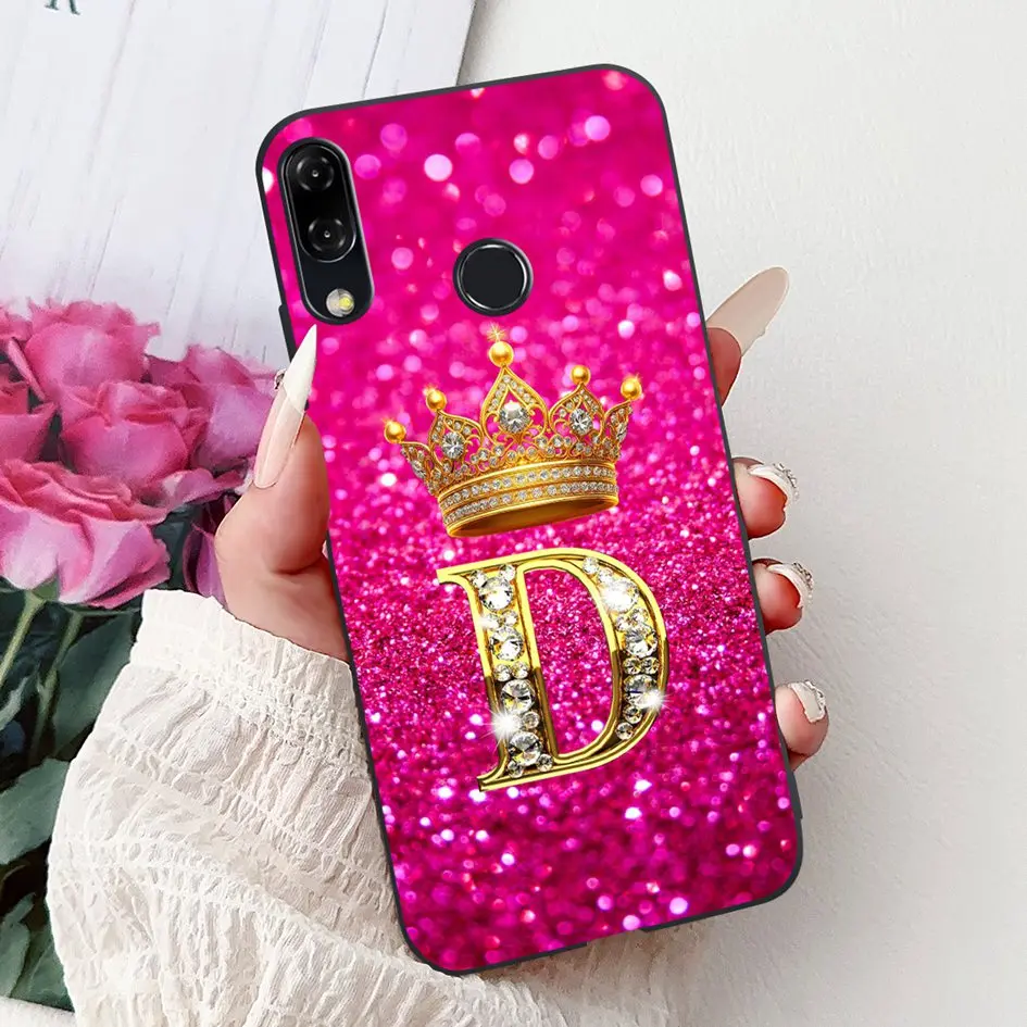 Luxury Crown Letters Soft Silicone TPU Phone Case Cover