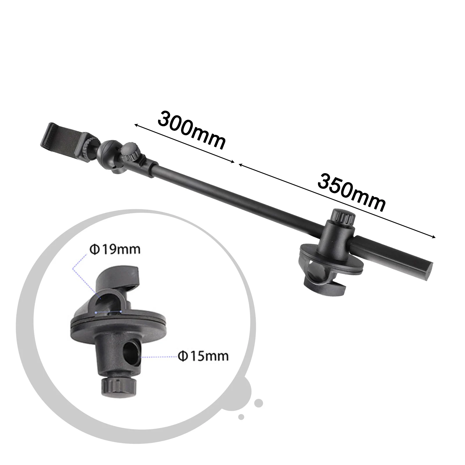 Bracket Microphone Stand Equipment Extension Holder Mic Reliability Rotating Versatile Wide Compatibility 55CM