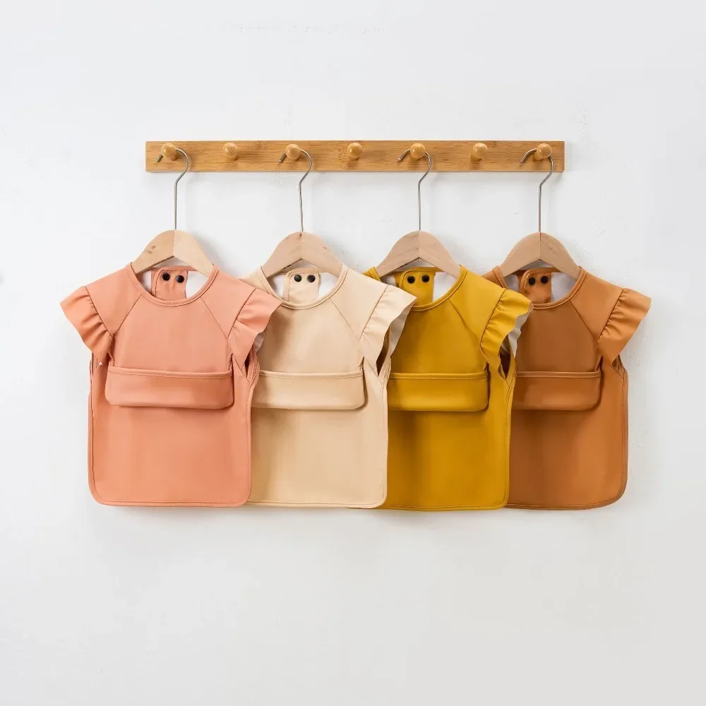 

Waterproof Sleeveless Baby Bibs Burp Cloths Feeding Burp Cloths for Children Aprons Stuff for Eating Scarf Girl Boy Accessories