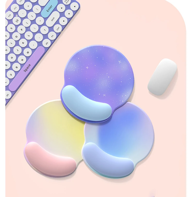 Ergonomic Wrist Rest Mouse Pad Comfortable Wrist Support Non Slip Mice Mat Soft Mousepad For PC Laptop Computer