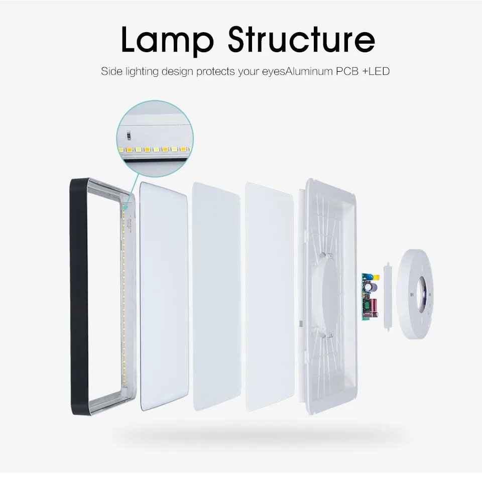 Smart LED Ceiling Lamp Wood Grain S6adaf0de2ab94dce884886d682590060A
