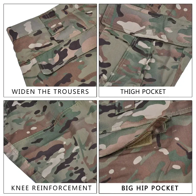 

Suit New Militar Soldier Hunting Airsoft Sets Unisex Combat Army Camouflage Uniform Male Men's Military Tactical Clothes